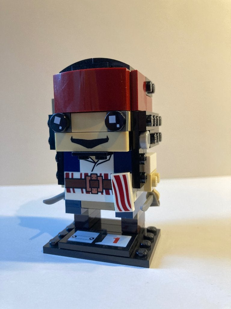 Lego 41593 Captain Jack Sparrow gebruikt, Gebruikt, BrickHeadz, Lego, Compleet