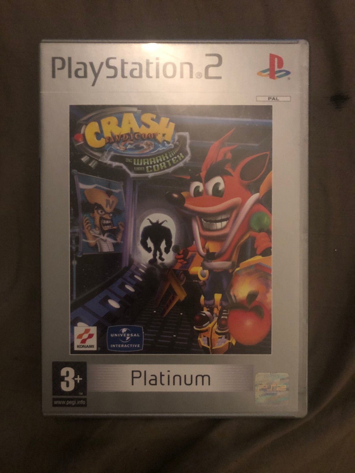 Crash Bandicoot de Wraak van Cortex Platinum, PS2 #2, 1 speler, Zo goed als nieuw, Vanaf 3 jaar, Ophalen