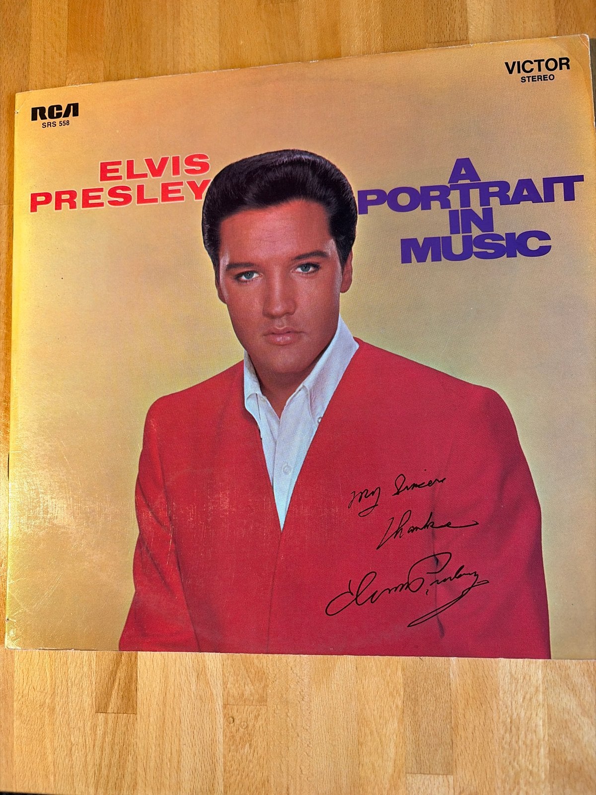 Elvis Presley - A Portrait in Music LP (VICTOR STEREO), LP, Gebruikt, Pop, Ophalen of Verzenden