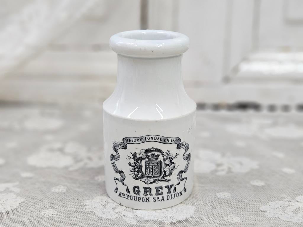 Grey Poupon Dijon potje mosterd mosterdpotje, Ophalen of Verzenden