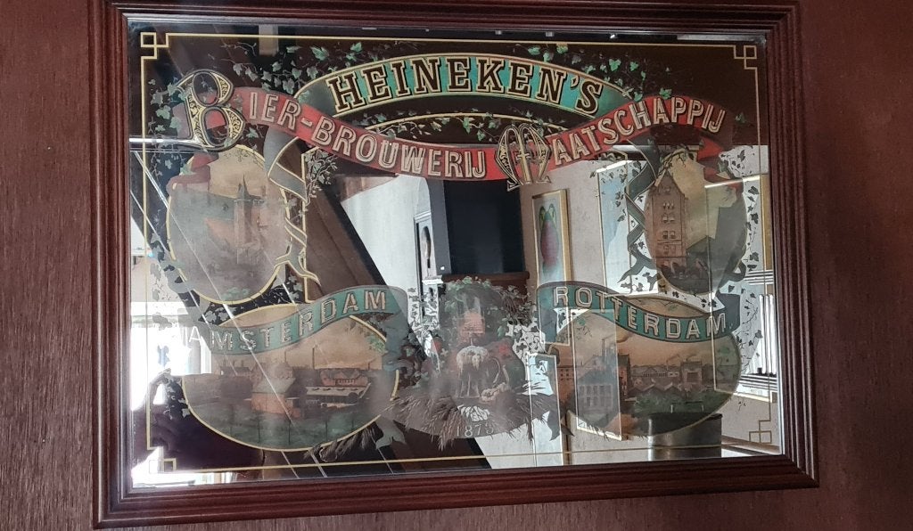 heineken drankspiegel, Huis en Inrichting, Barren, Ophalen, Gebruikt