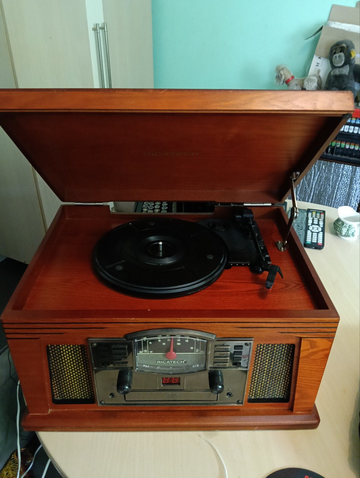 Ricatech Retro Muziekcenter, Gebruikt, Tuner of Radio, Losse componenten, Ophalen