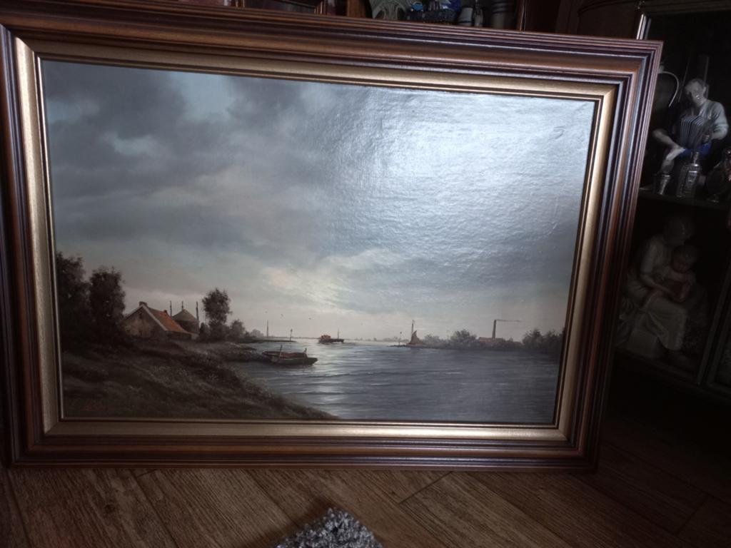 Willem Kroon Schilderij, Antiek en Kunst, Kunst | Schilderijen | Klassiek, Ophalen of Verzenden