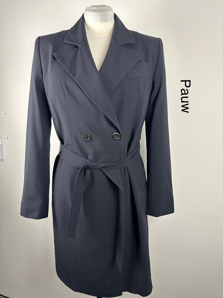 Pauw Amsterdam Manteljas  (mt: 42) 33,4/83, Kleding | Dames, Pauw Amsterdam, Zwart, Maat 42/44 (L), Ophalen of Verzenden