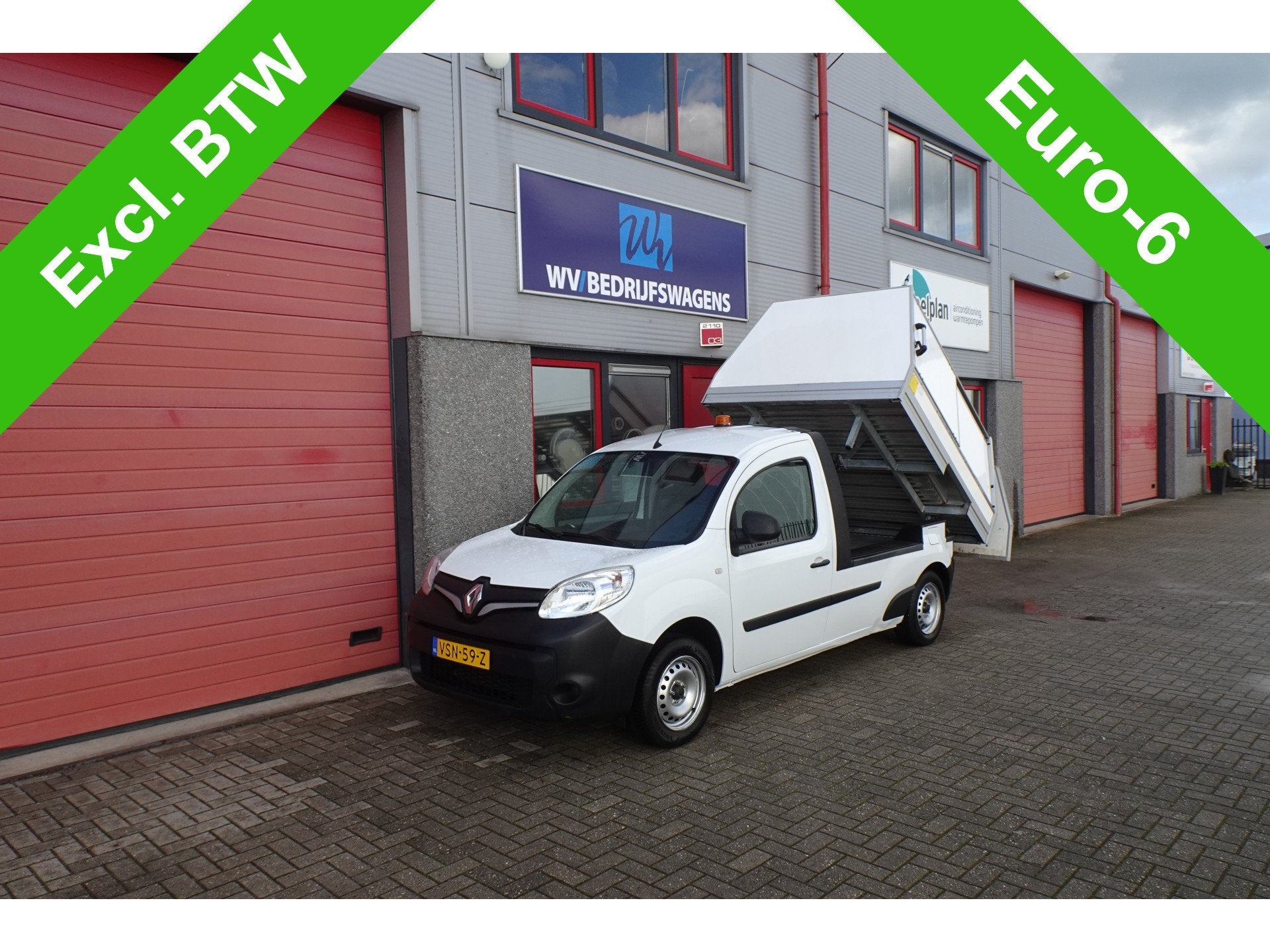 Renault Kangoo 1.5 Blue dCi 95 Comfort Maxi kipper / vuilcon, Voorwielaandrijving, Stof, Gebruikt, 4 cilinders