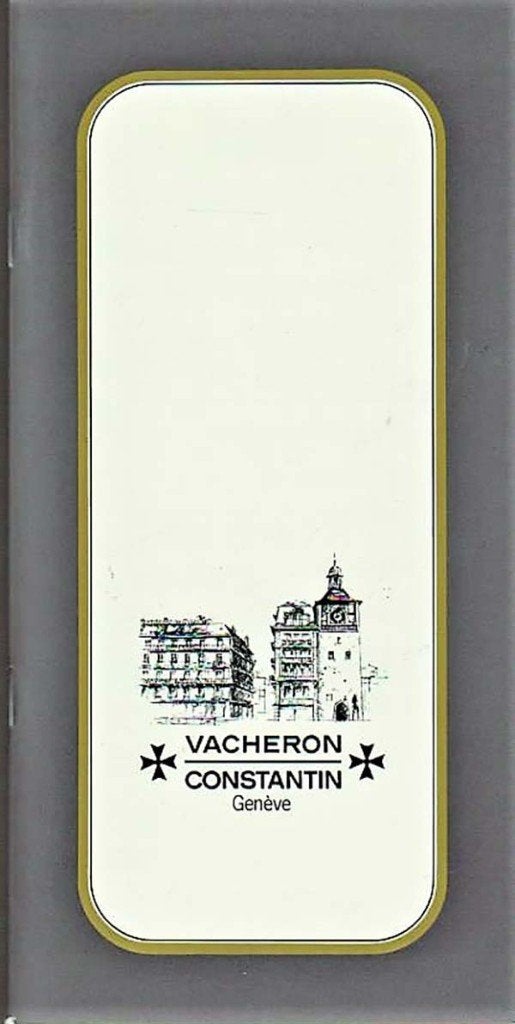 Luxe Vintage Vacheron Constantin Catalogus + Prijslijst 1986, Ophalen of Verzenden, Zo goed als nieuw, Overige onderwerpen