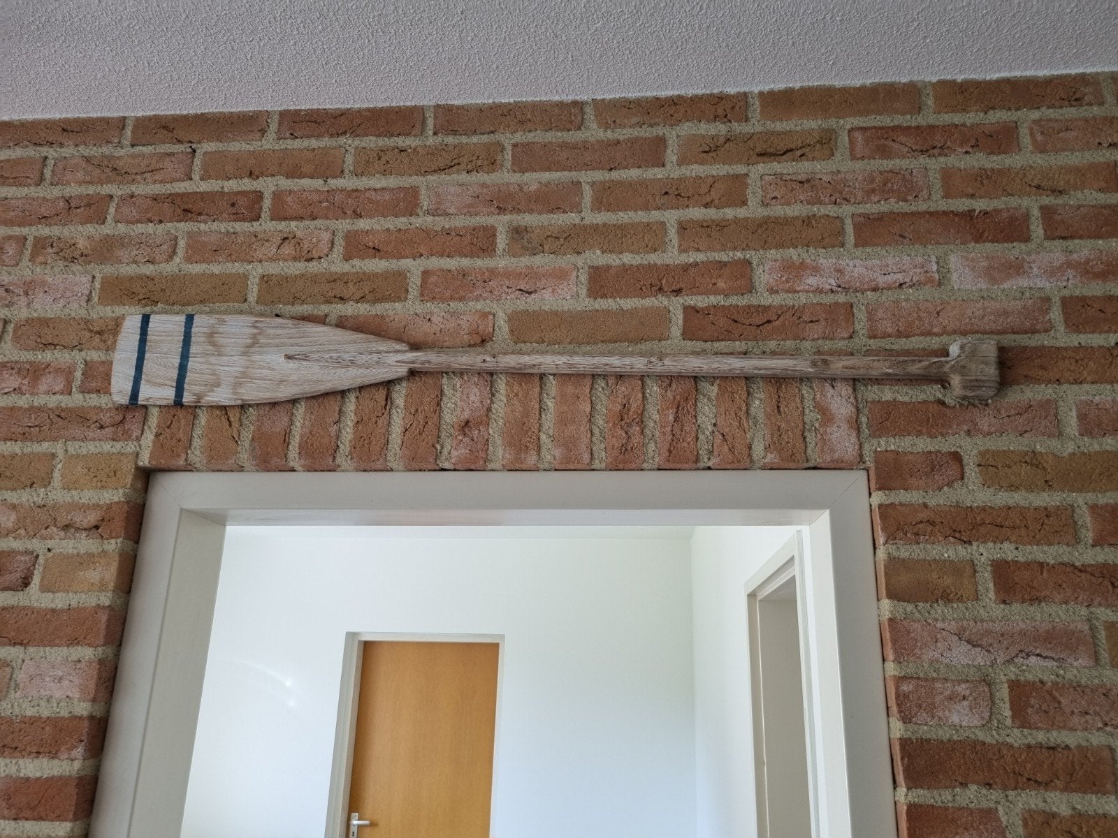 Decoratieve houten peddel - Maritieme stijl, Ophalen, Gebruikt, Hout