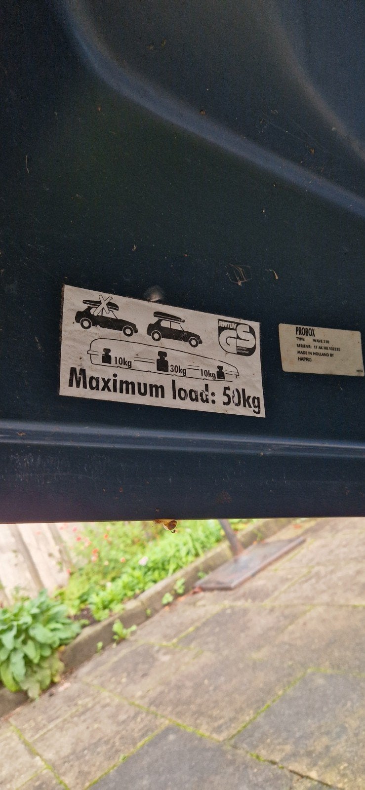 Ruime Probox Wave 310 dakdrager - deksel blijft niet open, Auto diversen, Ophalen, Gebruikt
