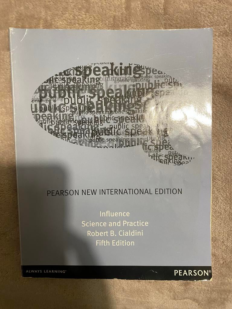 Influence: Science and Practice - Robert B. Cialdini (5e), Boeken, Ophalen, Gamma, Gelezen, HBO