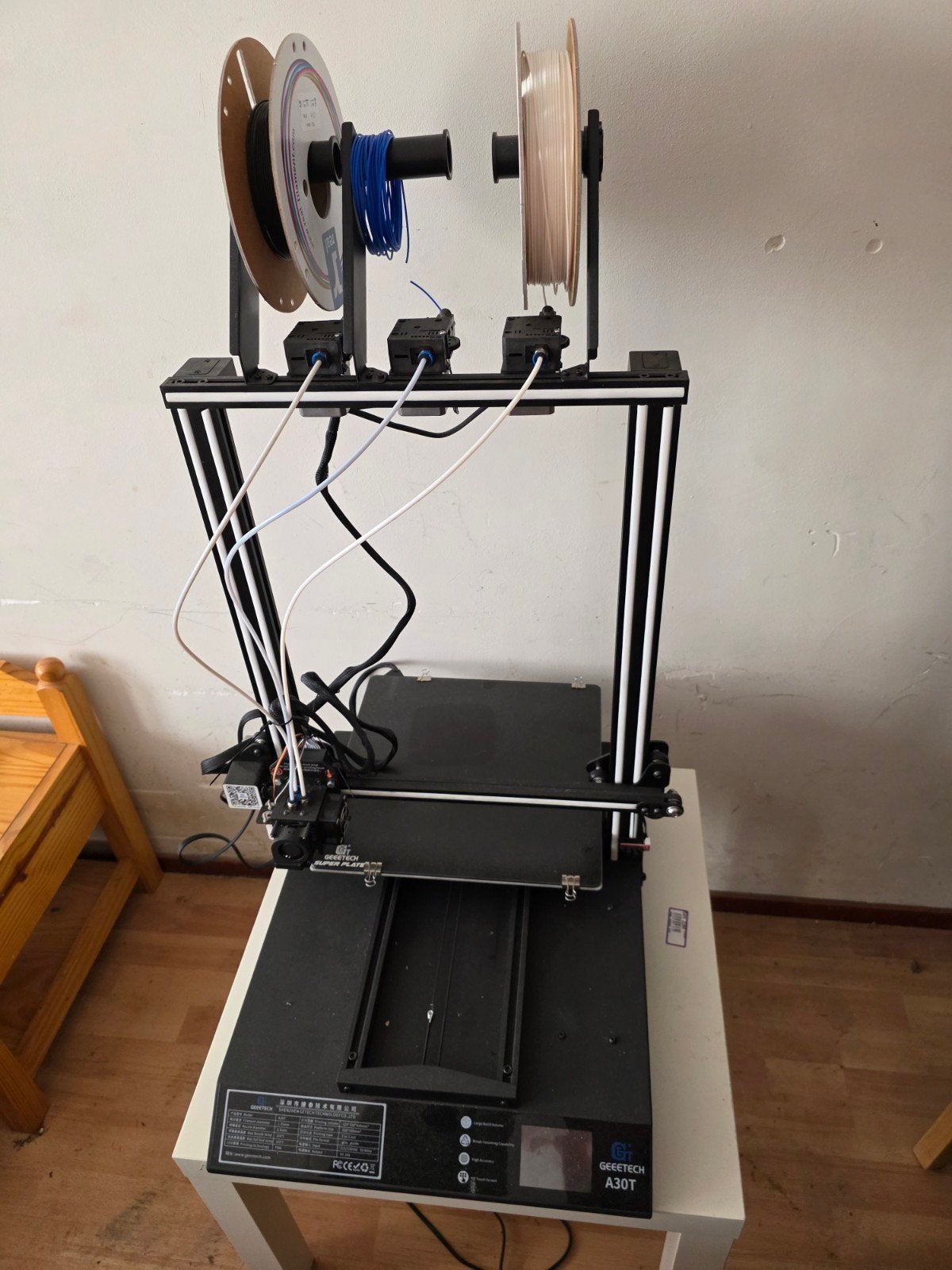 Geeetech A30T 3D-printer  Inclusief glasplaat, Computers en Software, 3D Printers, Gebruikt, Filament, Ophalen