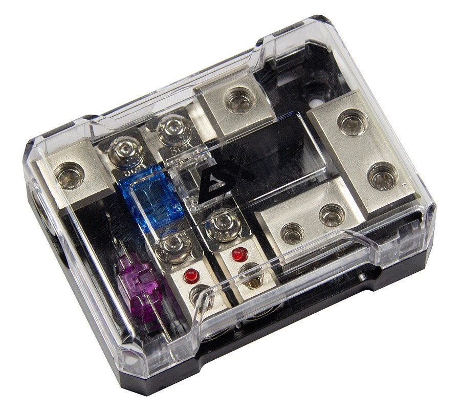 ESX DFD2/2G Fuse/Ground verdeelblok, Audio Design, Nieuw, Am Breilingsweg 3, 76709 Kronau, Duitsland, Ophalen of Verzenden