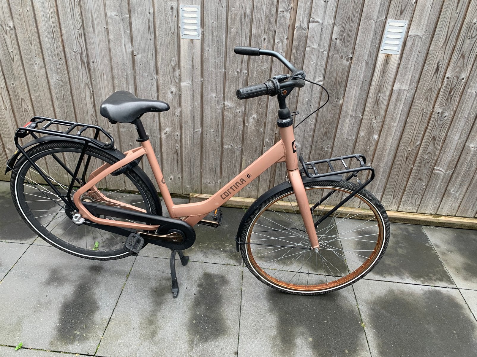Cortina damesfiets, Fietsen en Brommers, Fietsen | Dames | Moederfietsen, Terugtraprem, Gebruikt, Versnellingen, 0 zitjes