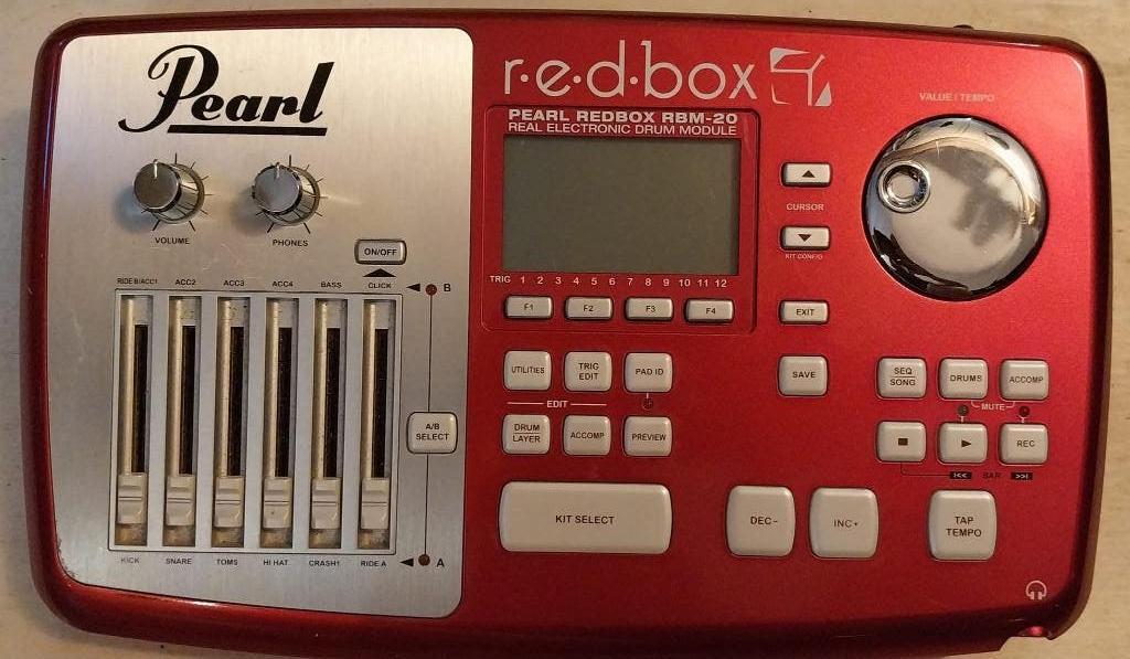 Pearl RBM-20 redbox Electronic Drum Module, Verzenden, Gebruikt, Pearl, Elektronisch