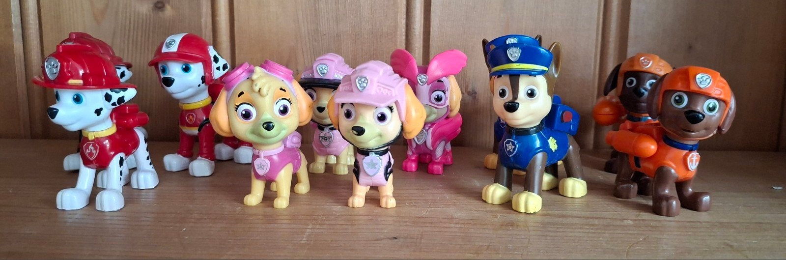 Paw Patrol 11 figuurtjes, Kinderen en Baby's, Speelgoed | Actiefiguren, Ophalen of Verzenden, Gebruikt