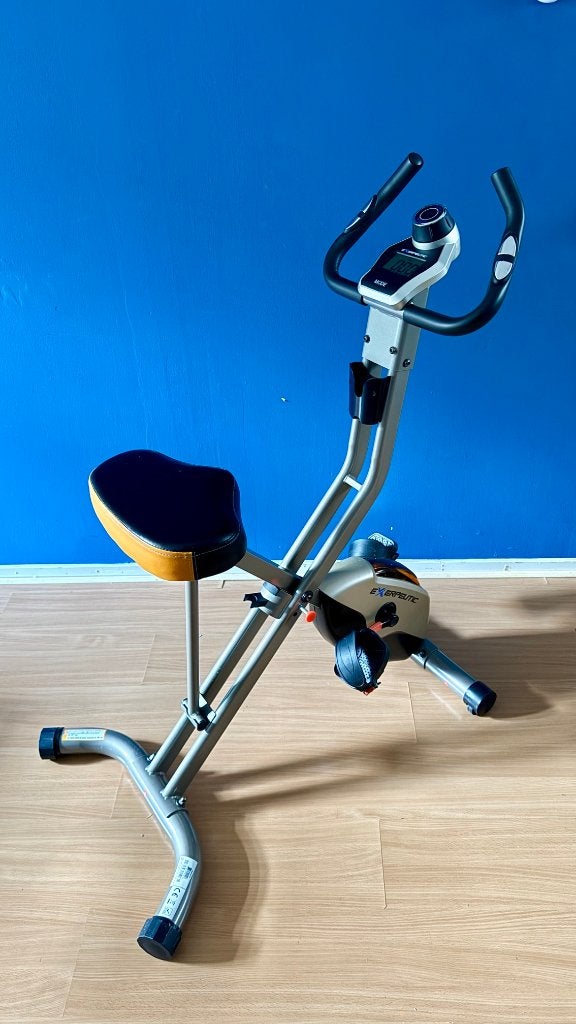 EXERPEUTIC GOLD 500 XLS Inklapbare Hometrainer, Ophalen, Zo goed als nieuw, Metaal, Benen