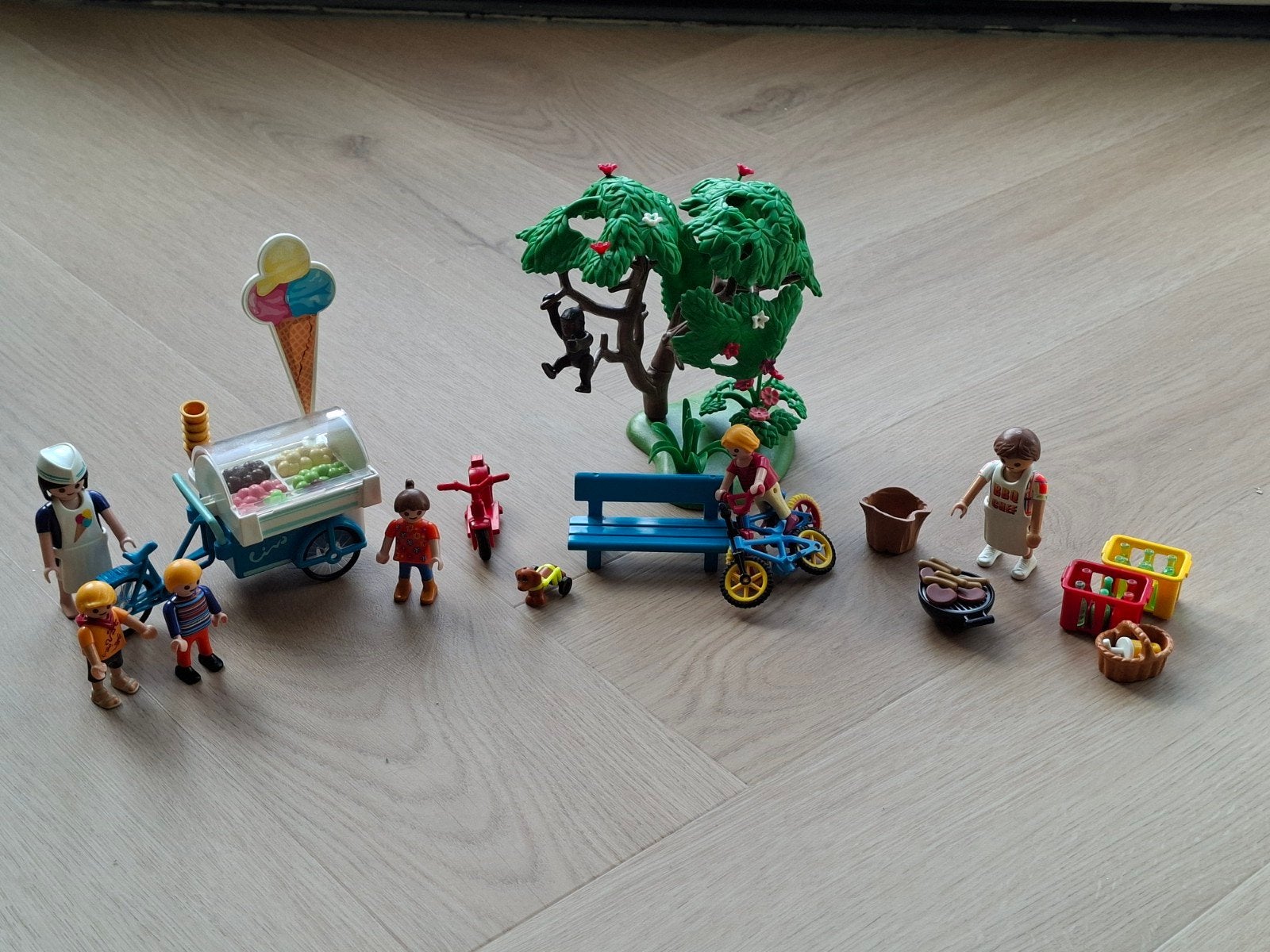 Playmobil speelset: IJscokar en picknick, Ophalen, Gebruikt, Complete set, Overige typen