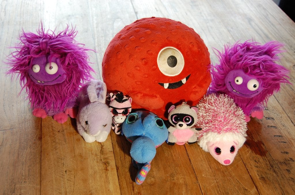 Pakket Ty knuffels (8 stuks) Monstaz, Beanie Boos Monsters, Ophalen of Verzenden, Gebruikt, Overige typen, Ty