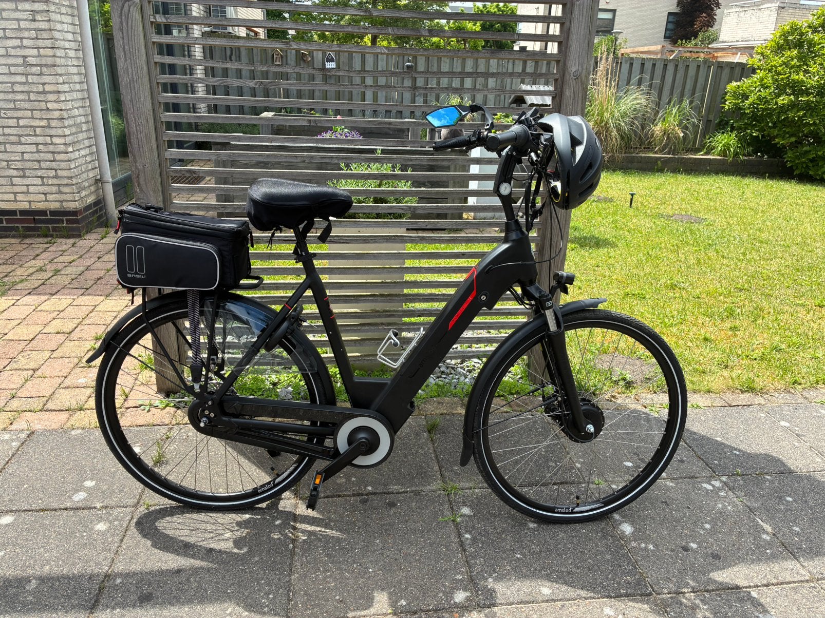 E-bike Amslod Newton Zwart - VRIJWEL NIEUW!!, Ophalen of Verzenden, Zo goed als nieuw, Overige merken