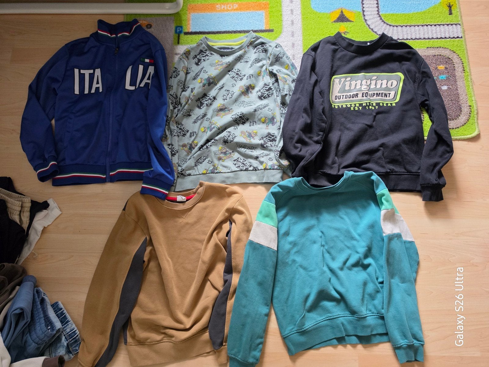 Grote kledingbundel jongens kleding maat 146/152 - 152/158, Ophalen, Zo goed als nieuw, Overige maten