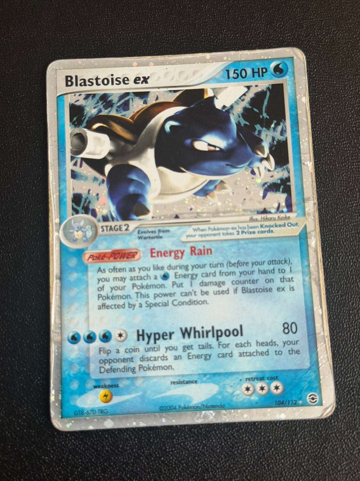 Blastoise ex (FL 104), Ophalen of Verzenden, Gebruikt, Losse kaart