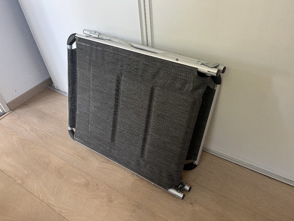 mooie en degelijke stretcher, Ophalen of Verzenden, Zo goed als nieuw, Campingstoel