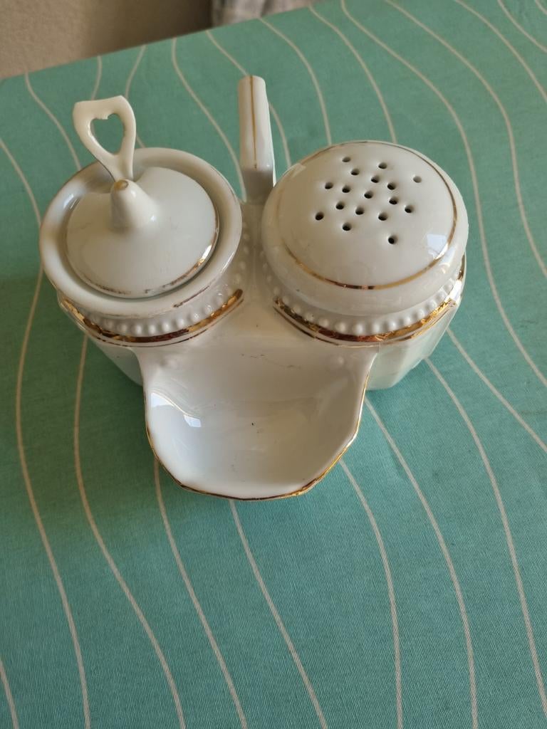 Vintage peper en zoutstel., Ophalen of Verzenden