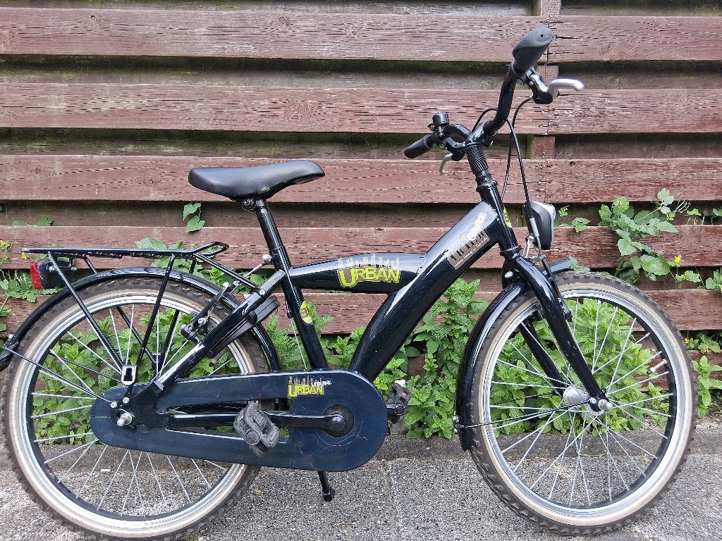 Urban Grunge Jongensfiets 20 inch, Fietsen en Brommers, Fietsen | Jongens, Ophalen, Gebruikt, Velgrem, Handrem