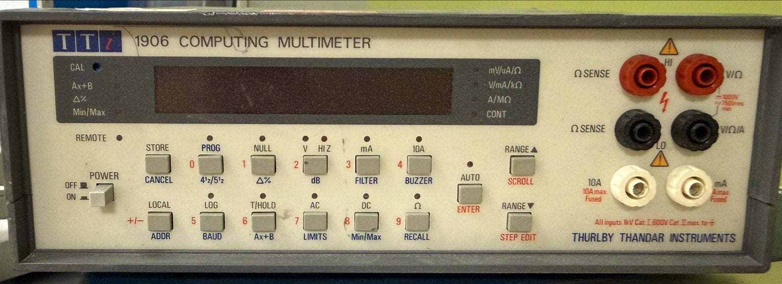 TTi 1906 Computing Multimeter - Nauwkeurige Metingen, Doe-het-zelf en Verbouw, Ophalen, Gebruikt, Multimeter
