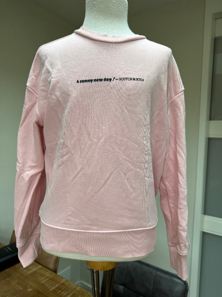 SCOTCH & SCODA sweater roze nieuwstaat maat 152 DN, Meisje, Trui of Vest, Ophalen of Verzenden, Zo goed als nieuw