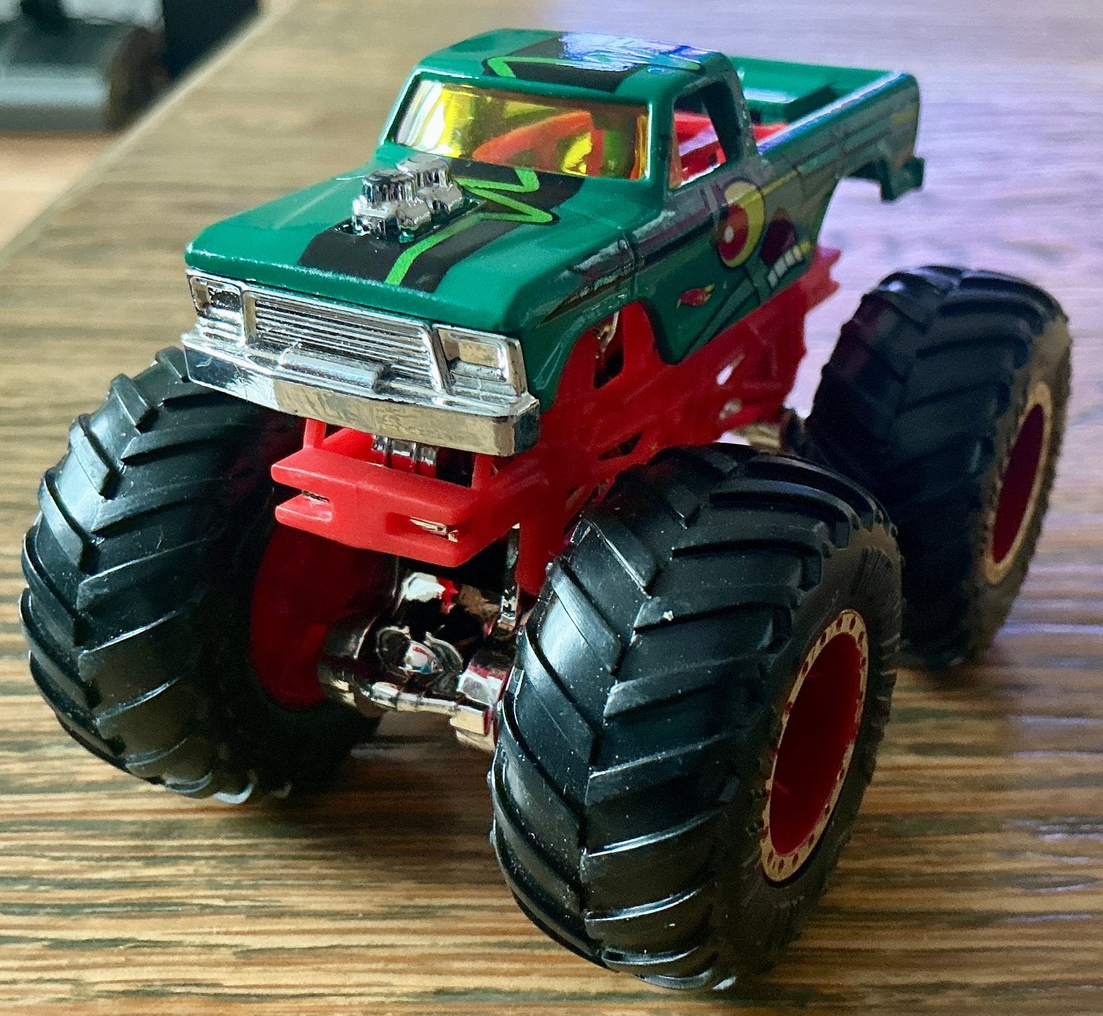 HOTWHEELS MONSTERTRUCK PLANKTON SPONGE BOB, Ophalen of Verzenden, Zo goed als nieuw, Auto