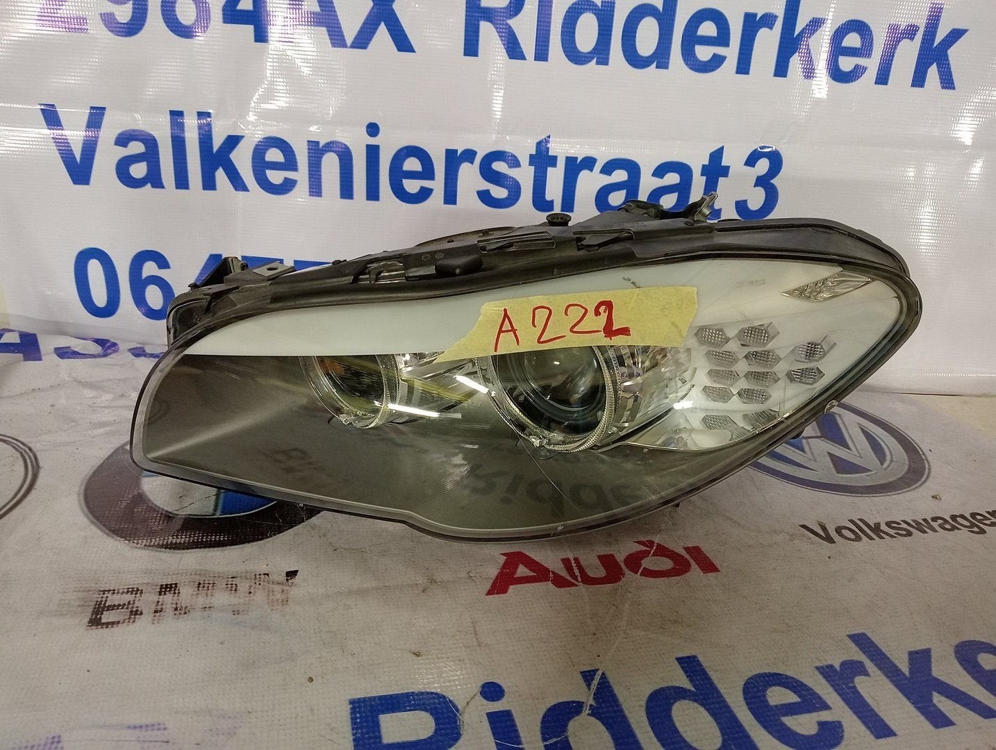 Koplamp BMW 5 Serie F10 F11 Xenon 2009-2013 Links 720324521, Gebruikt, -, -, Ophalen of Verzenden