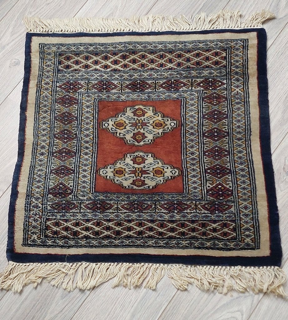 Perzisch kleedje, Huis en Inrichting, Ophalen, 50 tot 100 cm, Wit, Vierkant