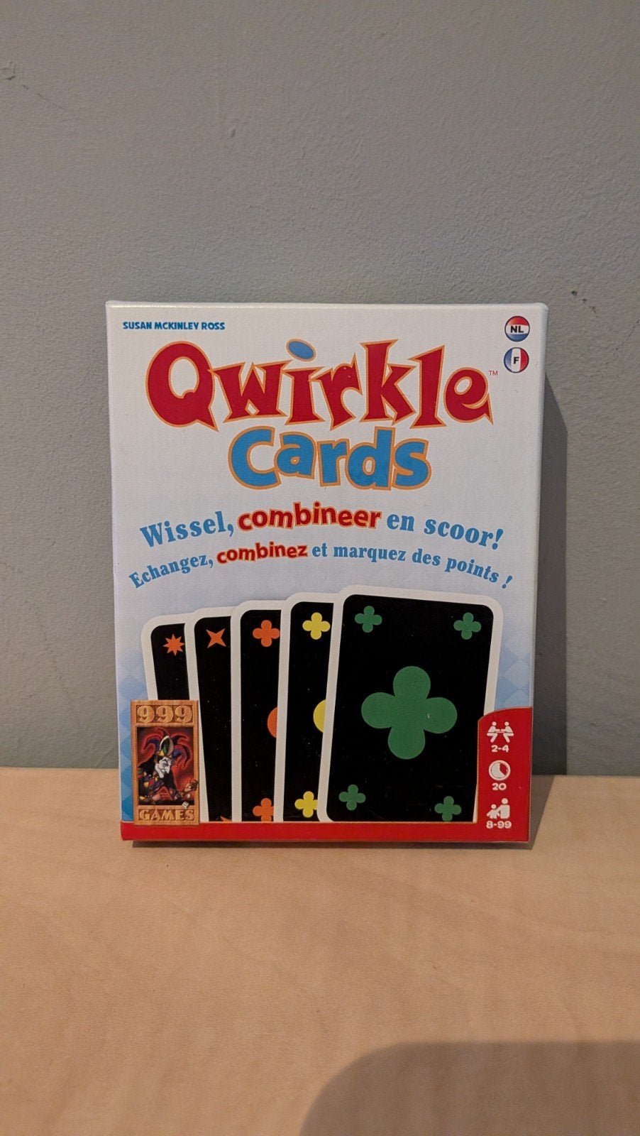 Qwirkle Cards - Nieuw kaartspel, Een of twee spelers, Ophalen of Verzenden, Nieuw, 999 Games