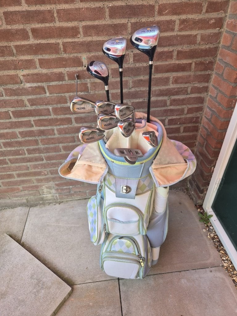 Dames golfset graphite prachtige Bennington golftas €235,-, Ophalen of Verzenden, Zo goed als nieuw, Set