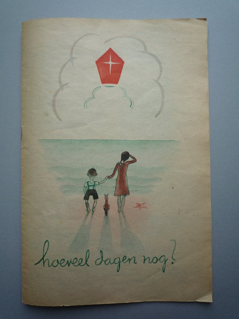 Hoeveel dagen nog? reclame De Gruyter, 1935, Verzamelen, Merken en Reclamevoorwerpen, Verzenden, Gebruikt, Overige typen
