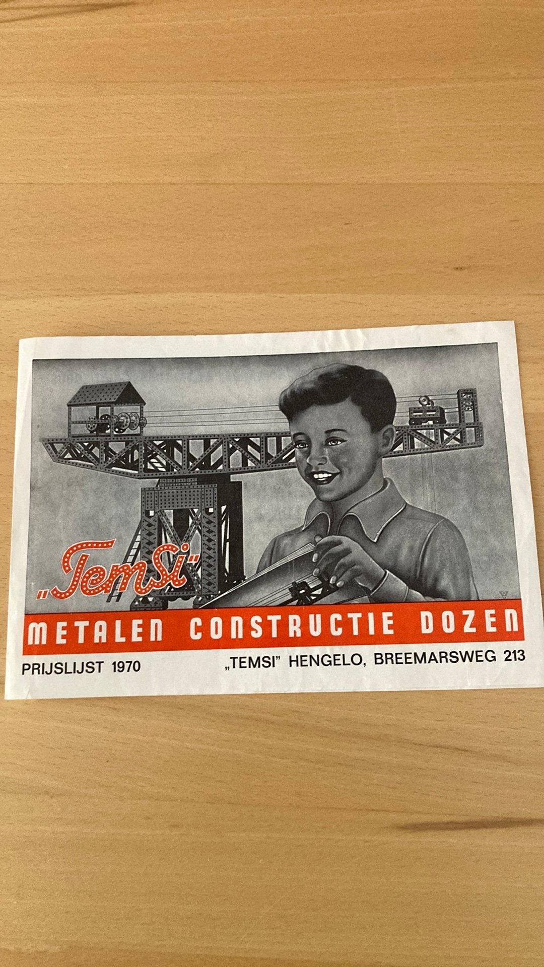 Temsi prijslijst 1970, Ophalen of Verzenden, Gebruikt