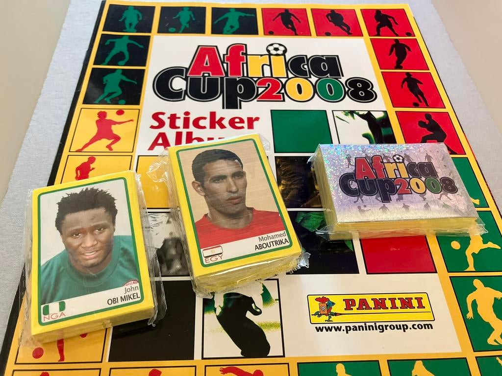Panini Africa 2008 - alle nummers + leeg album, Ophalen of Verzenden, Nieuw, Buitenlandse clubs, Poster, Plaatje of Sticker