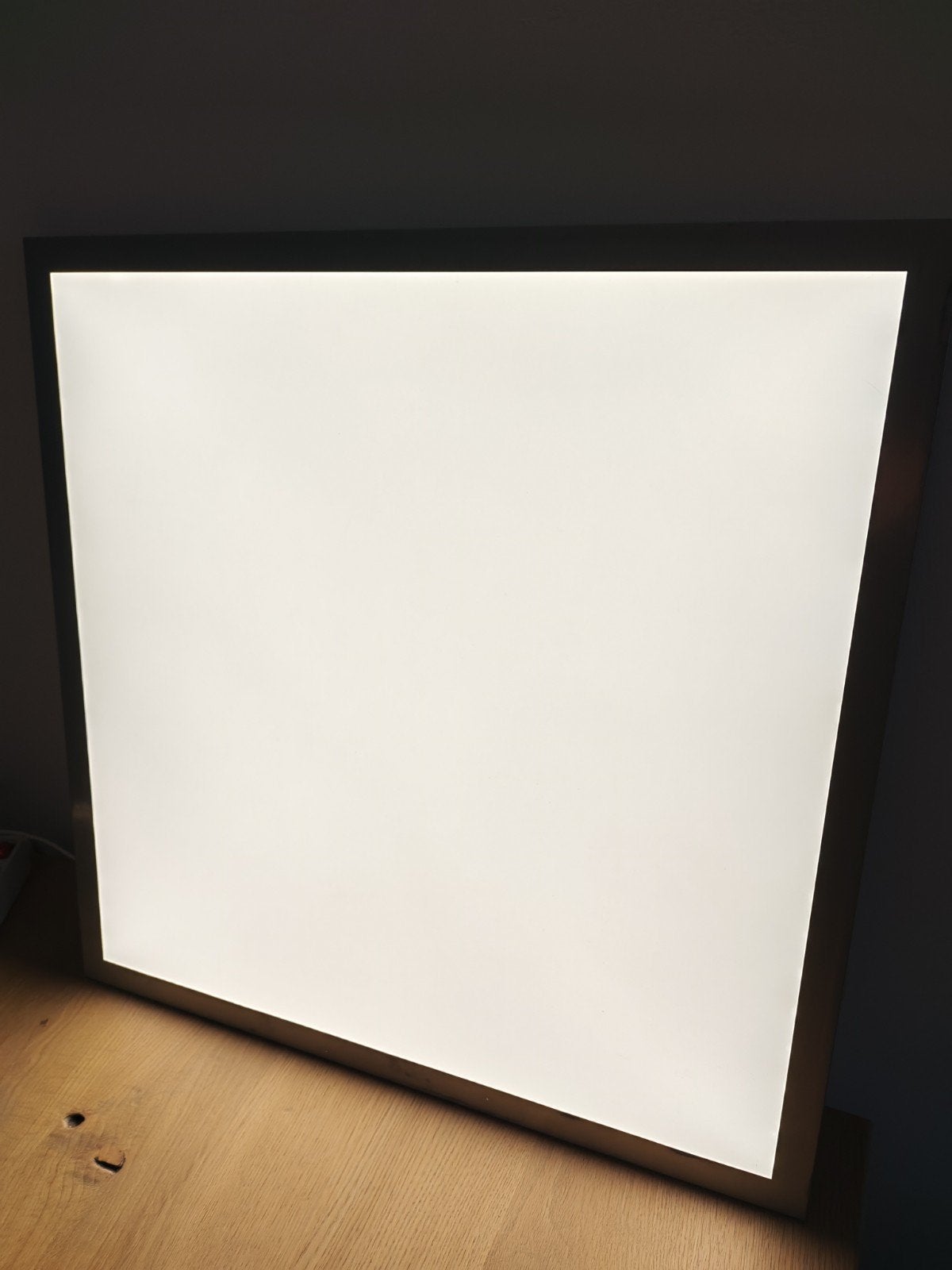 Mooie Platte lamp 55 x 55 cm, Ophalen of Verzenden, Netvoeding, Minder dan 50 watt, Wandlamp