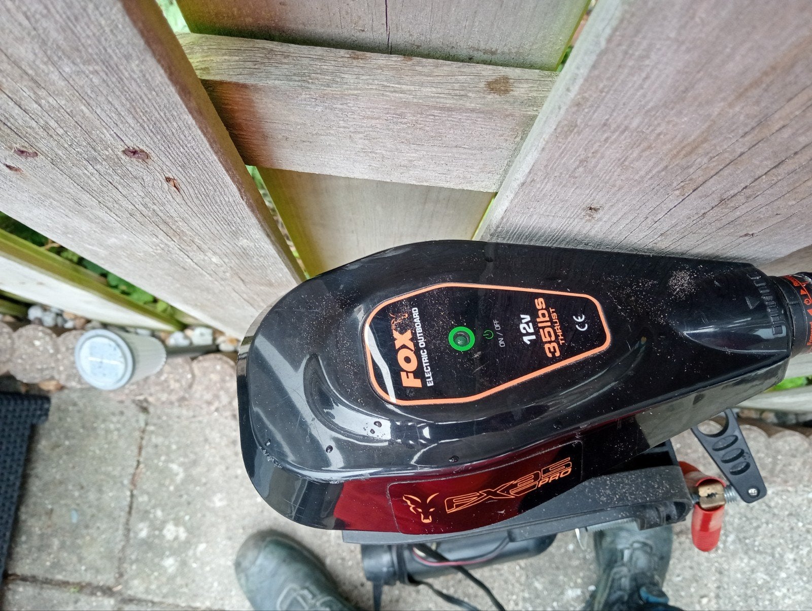 Fox Electric Outboard 12V 35lbs Trolling Motor, Ophalen, Gebruikt