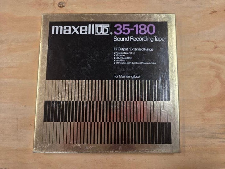 Maxell Aluminium Spoel voor Bandrecorder Reel, Met banden, Ophalen of Verzenden, Maxell Europe Ltd., Whitebrook Park, Lower Cookham Road, Maidenhead, Berkshire, SL6 8XY, UK