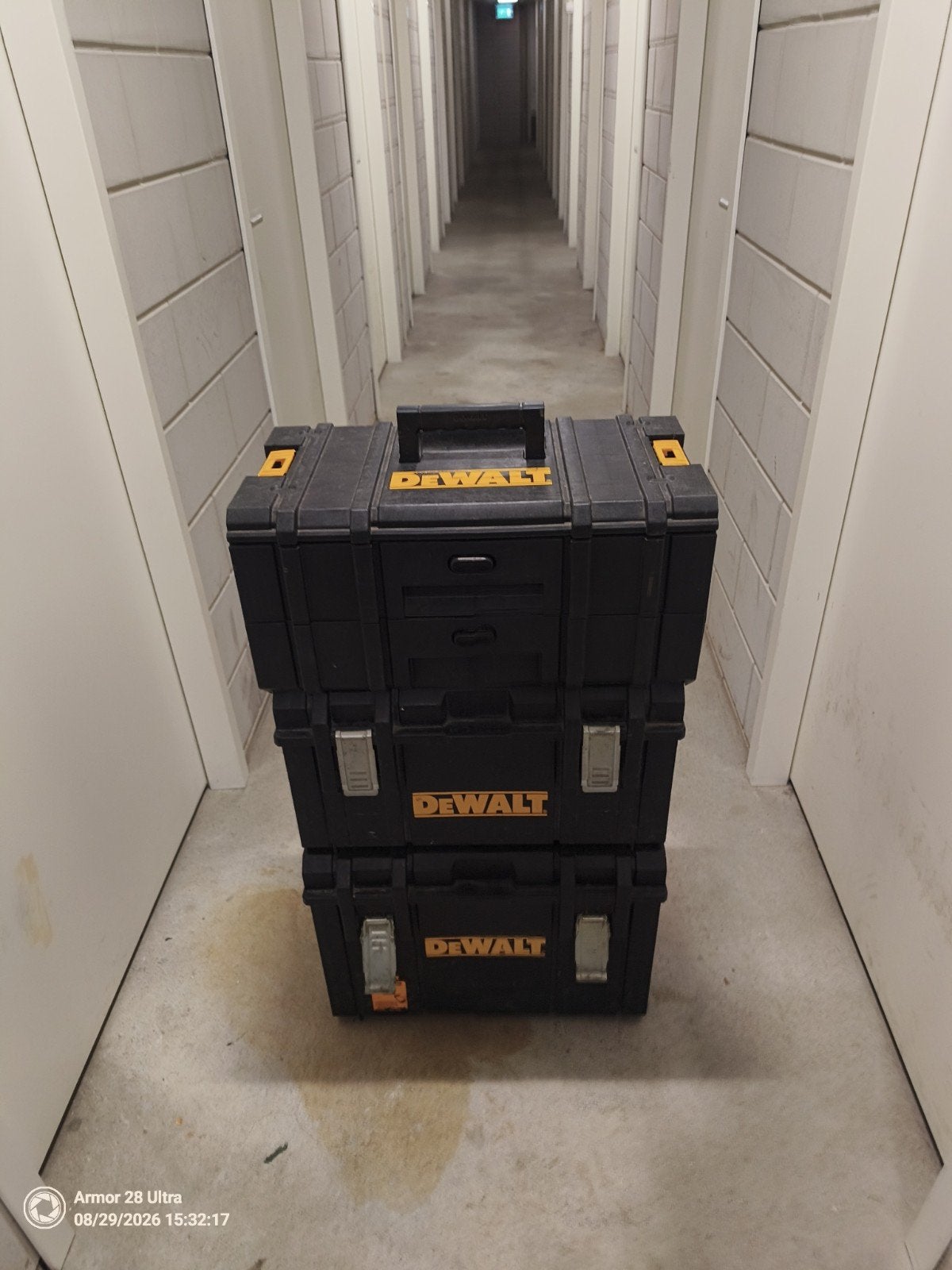 DeWalt ToughSystem Gereedschapskisten Set, Ophalen of Verzenden, Gebruikt, Gereedschapsopslag, DeWalt