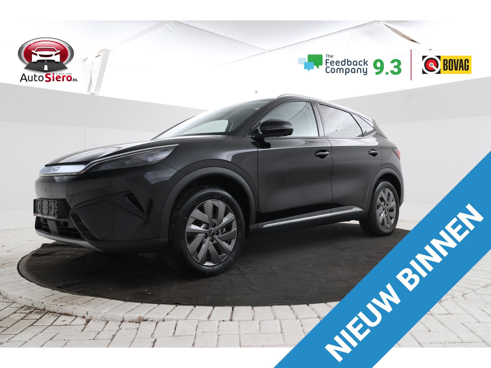 BYD Atto 3 EVO Excellence 74.8 kWh 16X VOORRADIG! (bj 2026), Auto's, Automaat, 12 maanden, Adaptive Cruise Control, Zwart