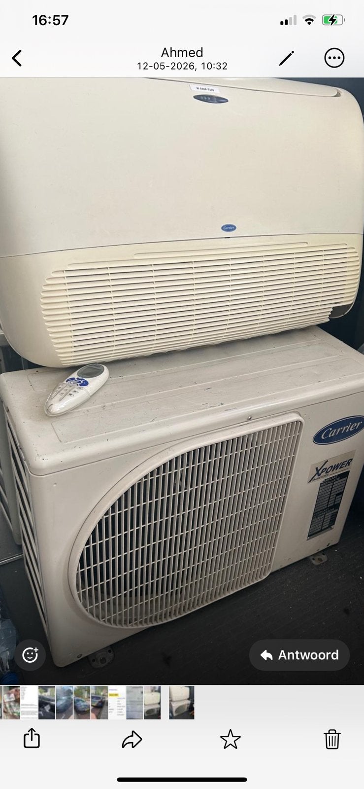 Carrier Xpower airco, Ophalen of Verzenden, Zo goed als nieuw