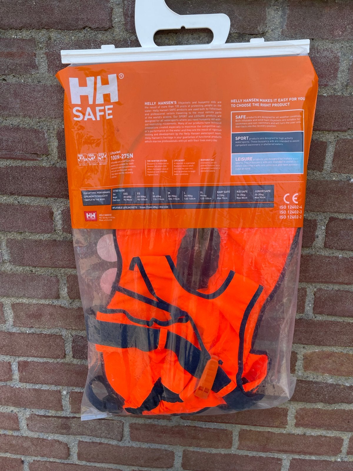 Helly Hansen Reddingsvest - Oranje (met lichte stofsporen), Ophalen, Gebruikt, Kind, Reddingsvest of Zwemvest