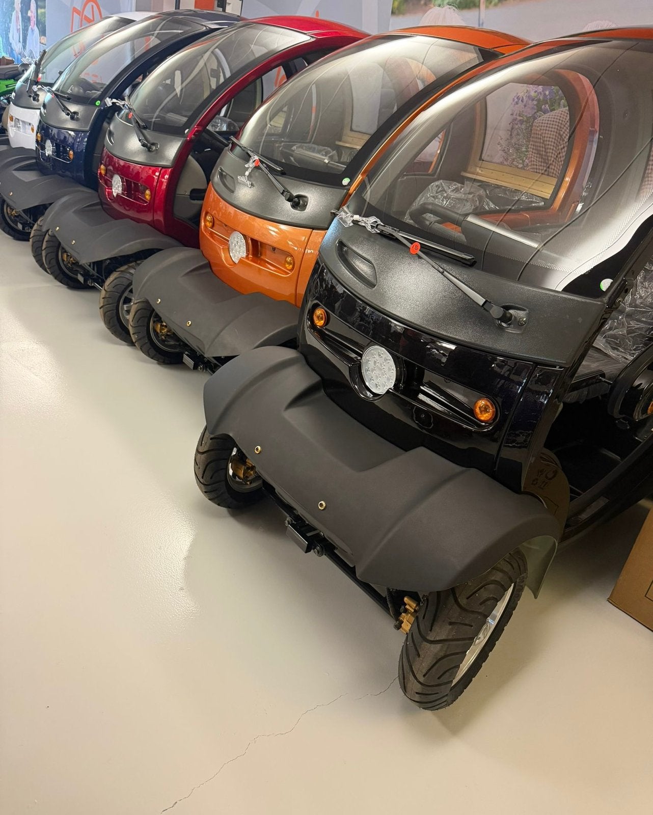 Splinternieuwe scootmobielen met garantie