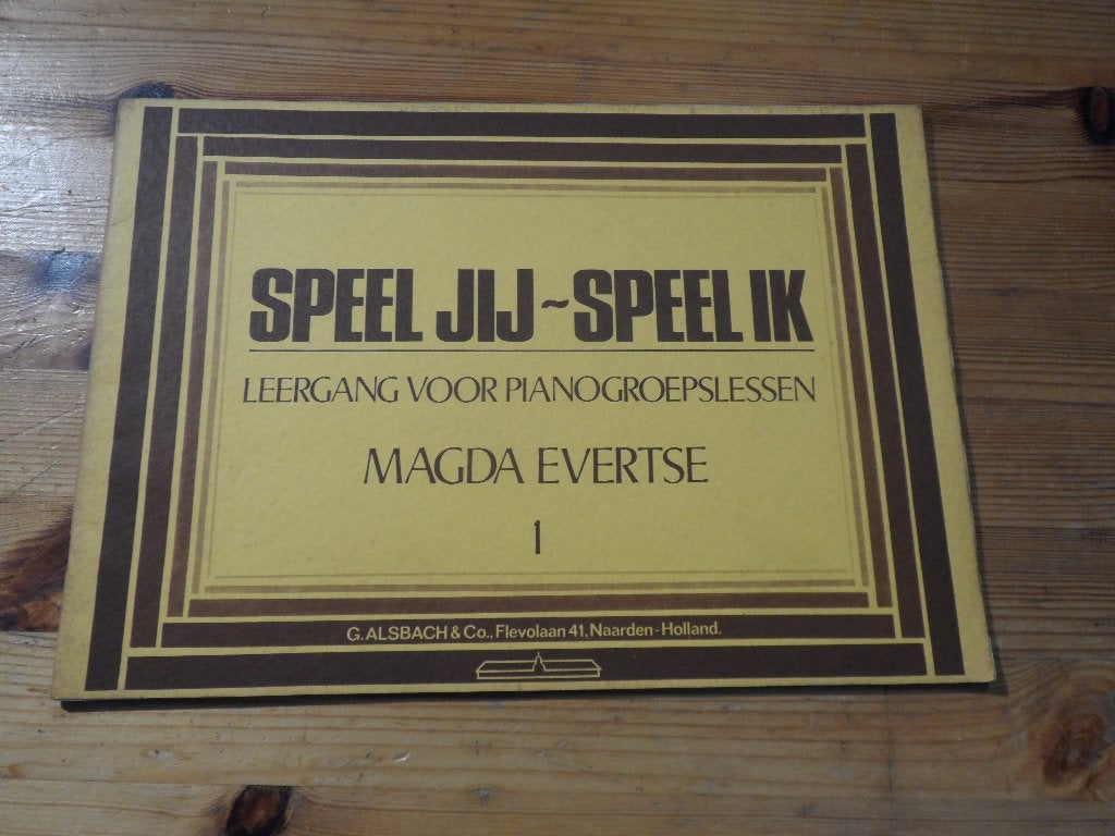 Magda evertse - speel jij speel ik 1 en 2, Zang, Gebruikt, Ophalen of Verzenden, Artiest of Componist