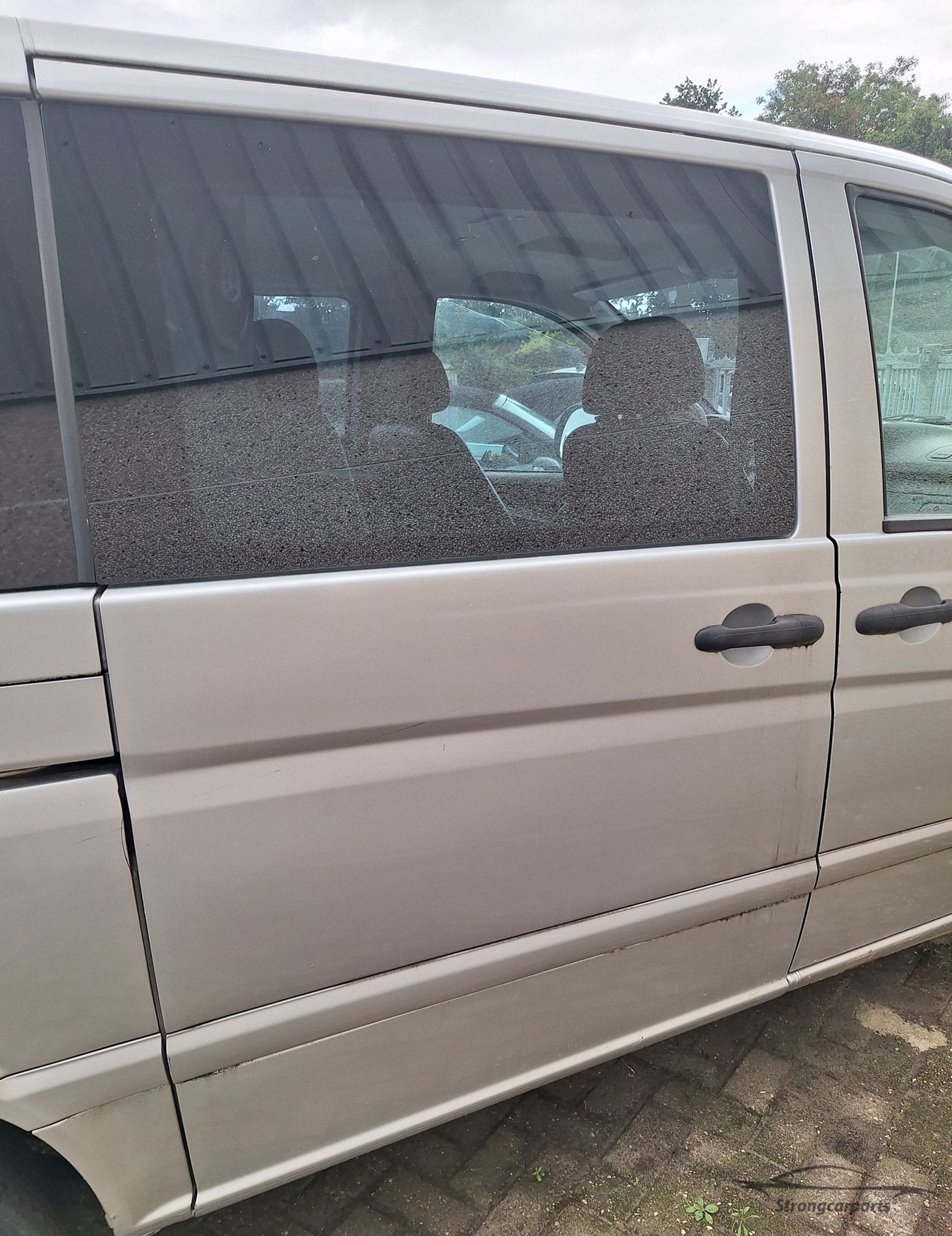 Schuifdeur Mercedes Vito W639 rechts kleur 9744 compleet, Auto-onderdelen, Gebruikt, -, Deur, Ophalen of Verzenden