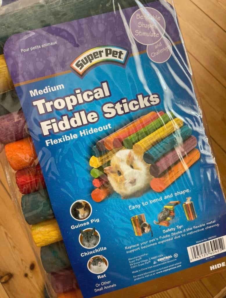 Tropical Fiddle Sticks Flexible Hideout (Medium), Dieren en Toebehoren, ., Overige typen, Nieuw, Ophalen of Verzenden