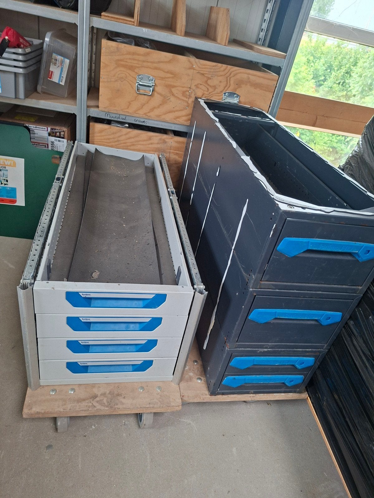 2 Sortimo ladekasten - Ideaal voor bedrijfswageninrichting, Ophalen of Verzenden, Gebruikt