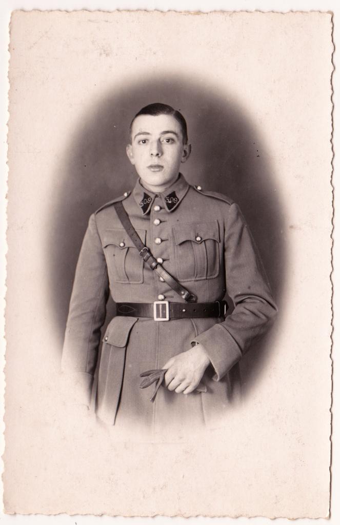 Antieke Foto Franse Tank Soldaat 509e RCC, Verzamelen, Militaria | Algemeen, Landmacht, Foto of Poster, Overige gebieden, Verzenden